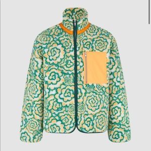 BRAND NEW WITH TAGS | Broccoli Fleece Zip Up [collab x paulo pastel]